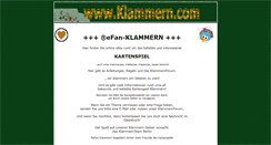 Desktop Screenshot of klammern.com